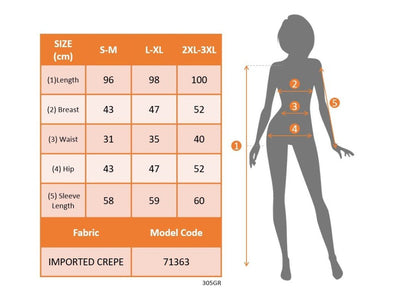 Kadın Uzun Kollu V Yakalı Yandan Yırtmaçlı Midi Ithal Krep Elbise