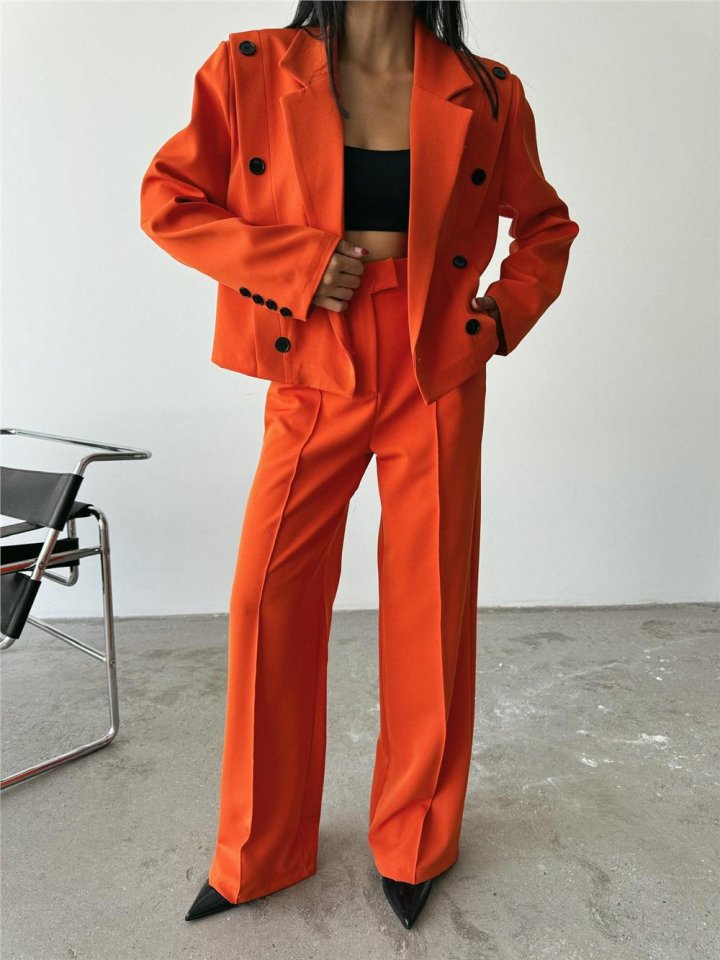 CEKET - PANTOLON TAKIM - Orange