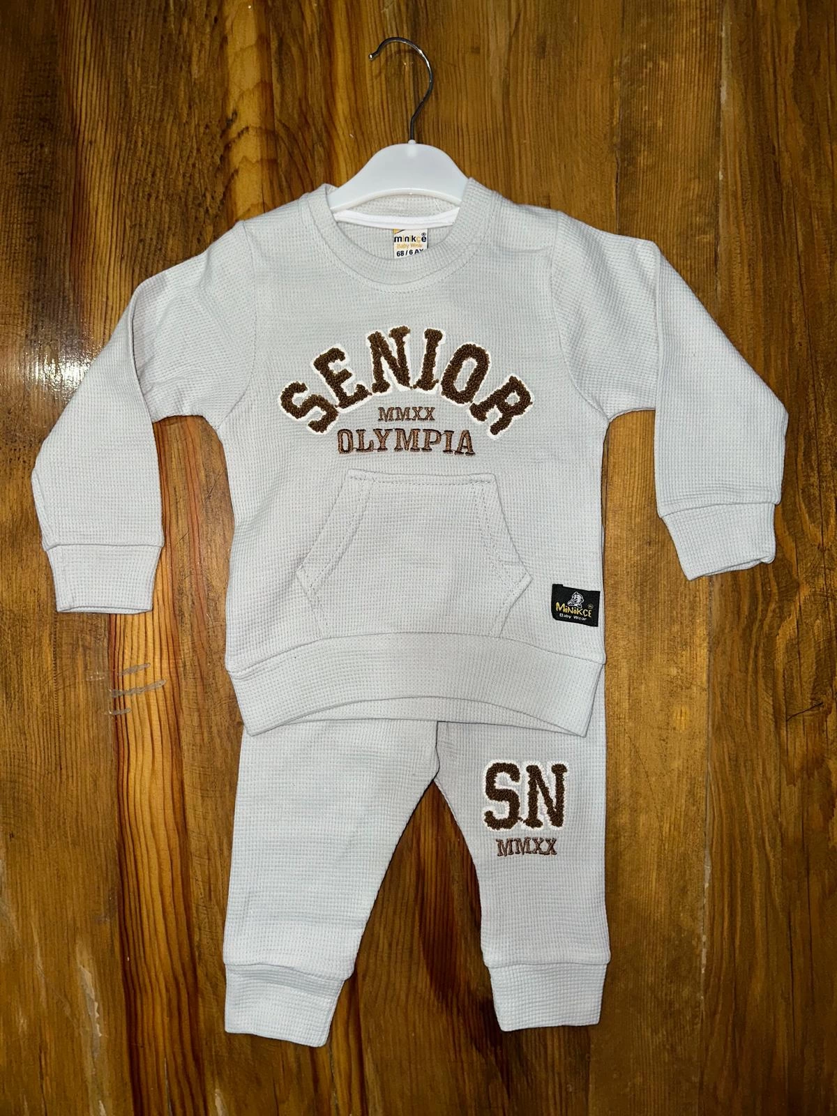 6-24 aylık kanguru cep senıor takım gri