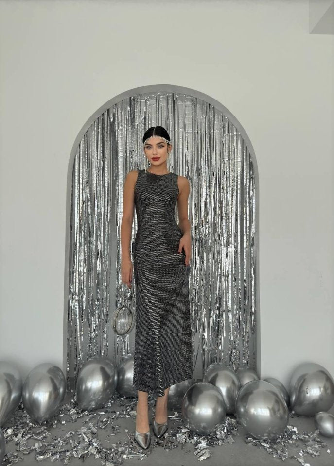 Vara Pul Payet Elbise