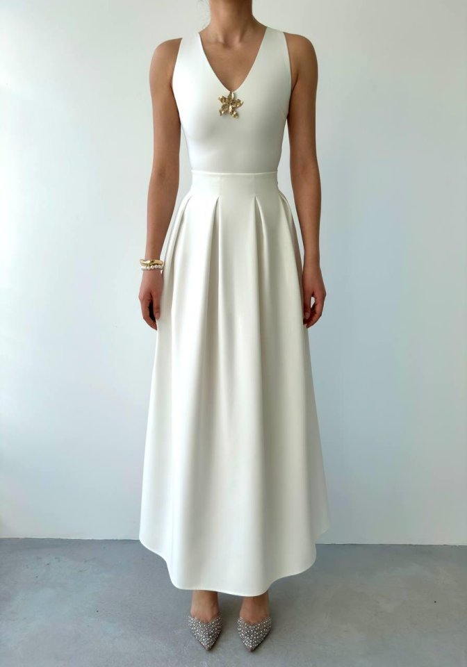 Late Yıldız Detaylı Elbise