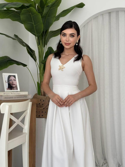 Late Yıldız Detaylı Elbise