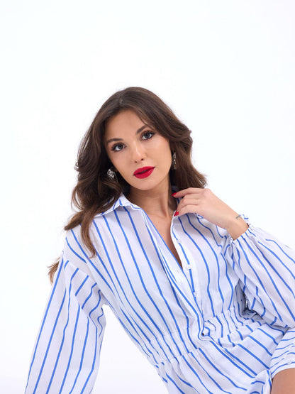 6813 ELBİSE-BALTİMORE ÇİZGİLİ