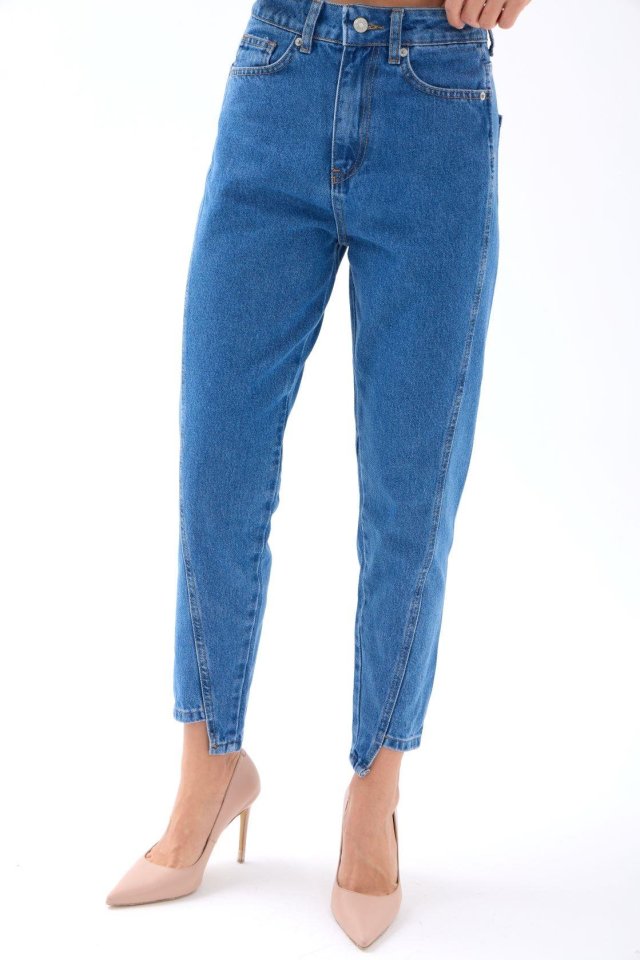 5682 KOT PANTOLON-KOYU MAVİ