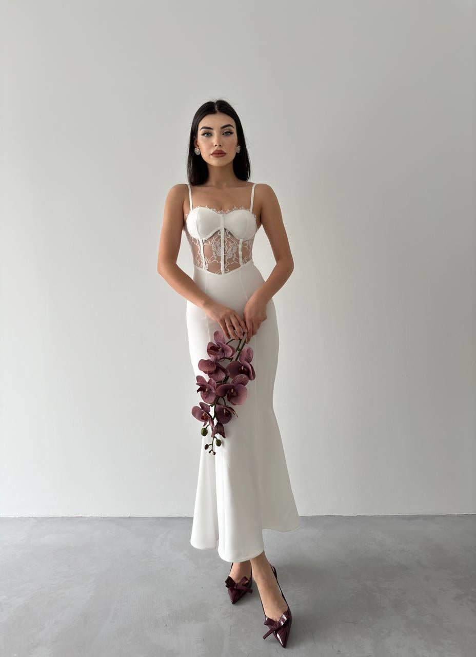 Begonia İp Askılı Elbise