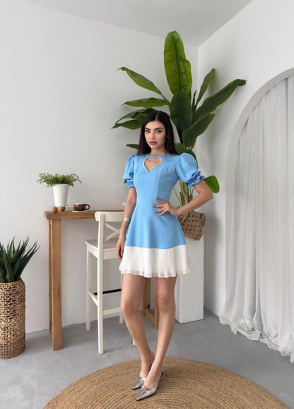 Safe Kalp Detaylı Elbise