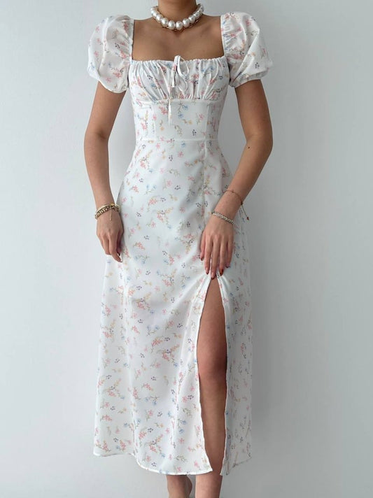 Zeze Balon Kol Elbise