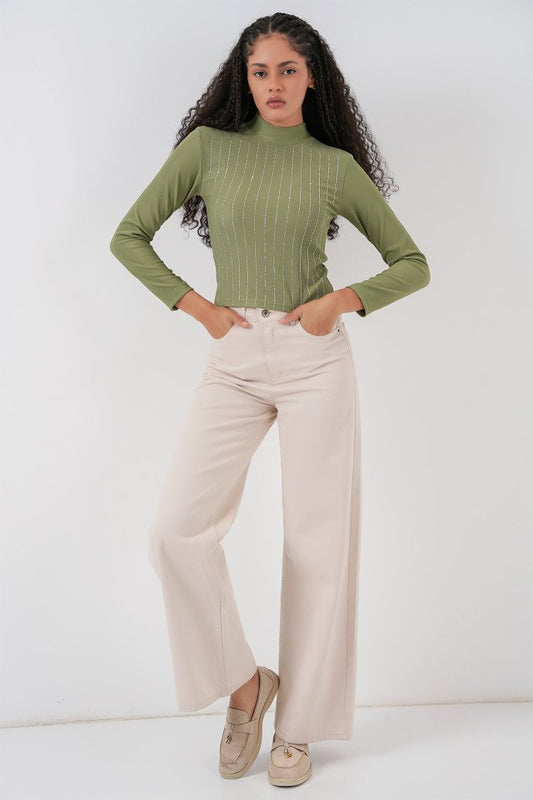 922 Taşlı Body - Çağla