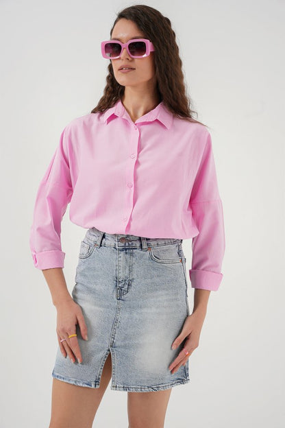 Mini Kot Etek 8037 - Mavi