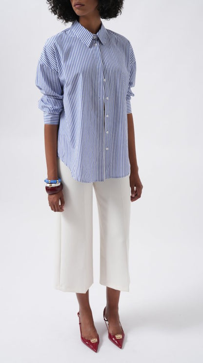 Çizgili Basic Gömlek