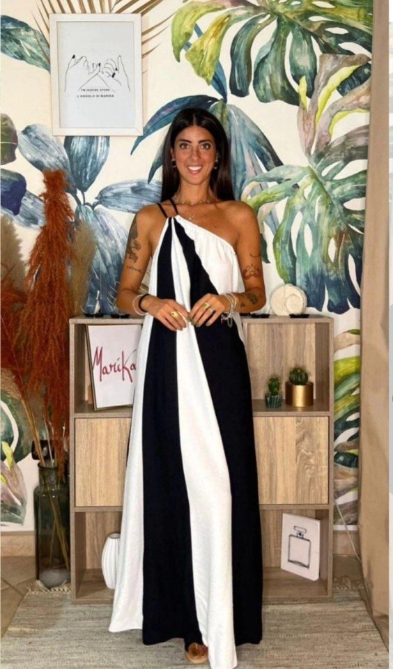 ÇİFT RENKLİ ELBİSE