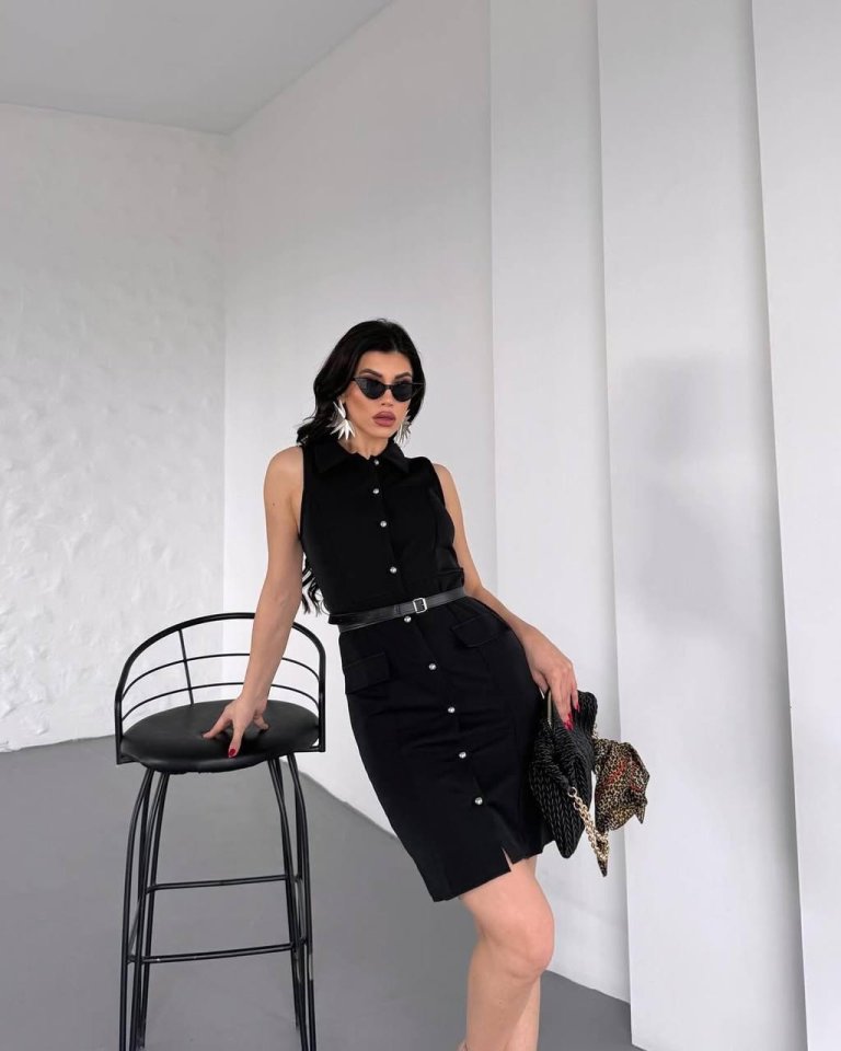 GÖMLEK YAKA ELBİSE