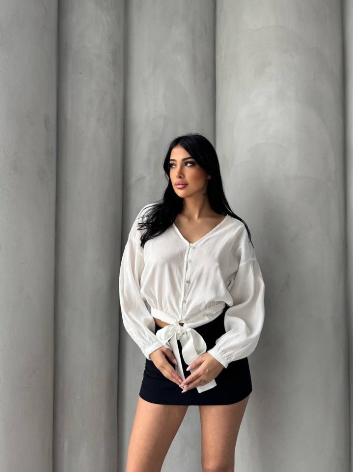 Bağlama Detaylı Gömlek