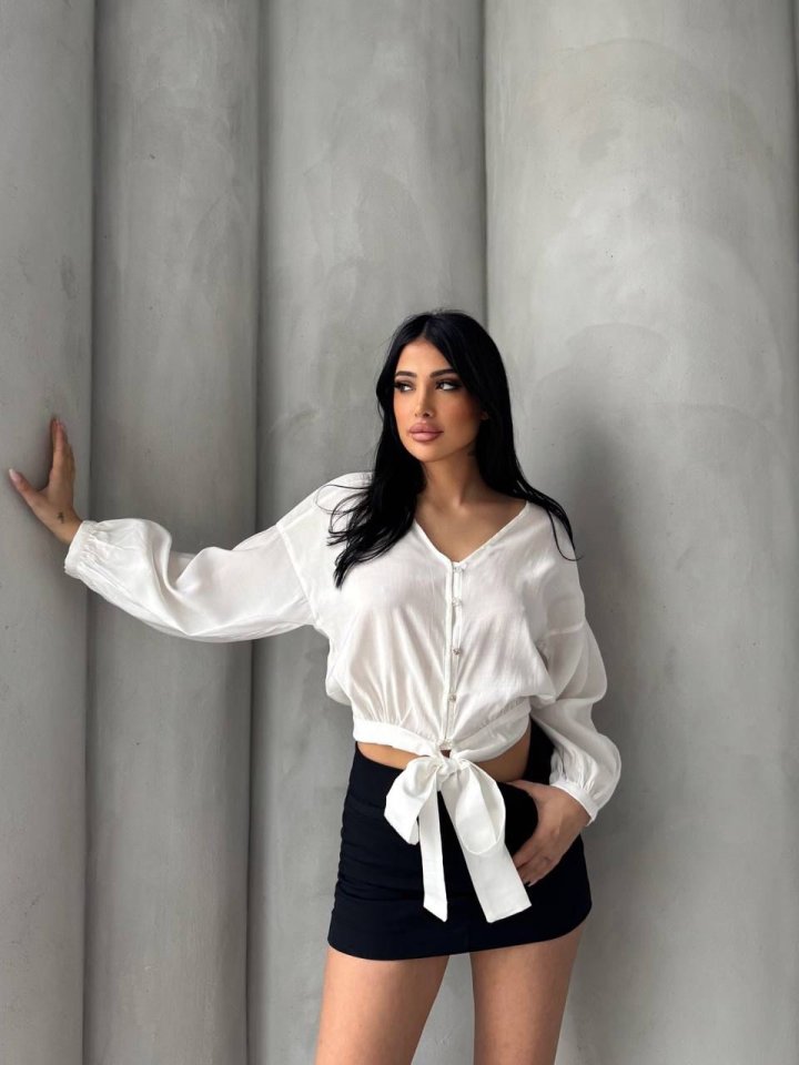 Bağlama Detaylı Gömlek