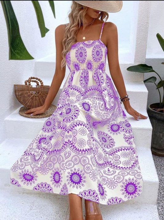 DİJİTAL BASKILI ELBİSE