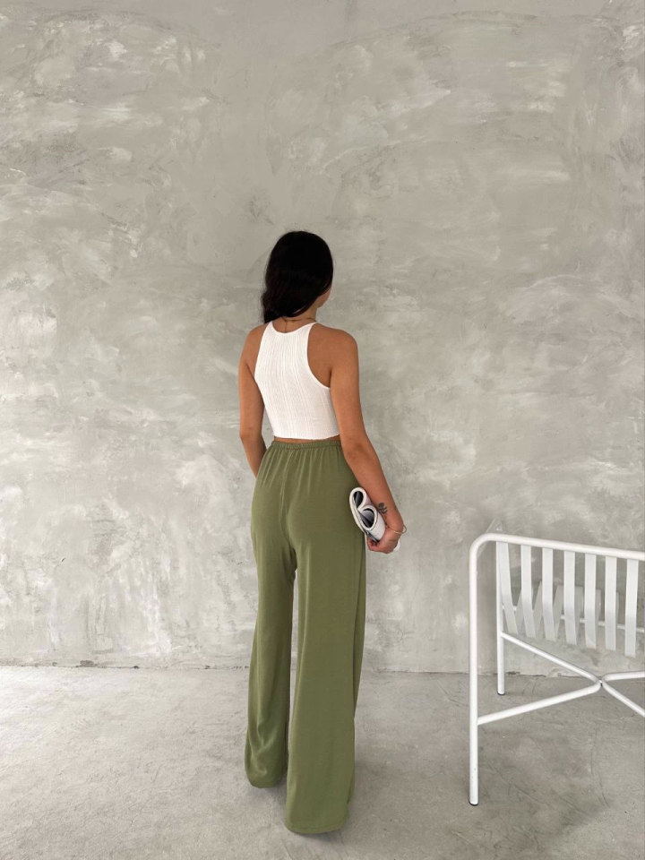 Ayrobin Oversize Pantalon - Mint Yeşili