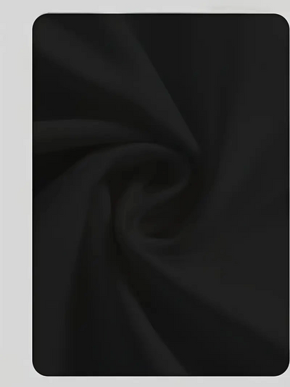 Baskılı Oversize Bisiklet Yaka T-shirt - Siyah