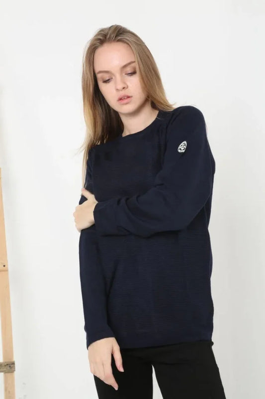 Biskilet Yaka Kolu Armalı - Lacivert