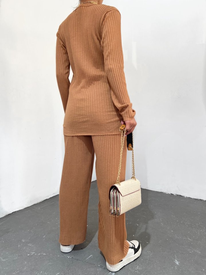 Bisiklet Yaka Kaşkorse Takım -Taba