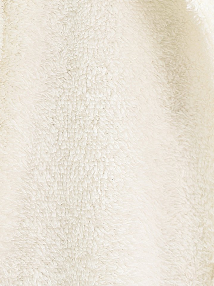 Boydan Düğmeli Cepli Pelüş Ceket -Ekru