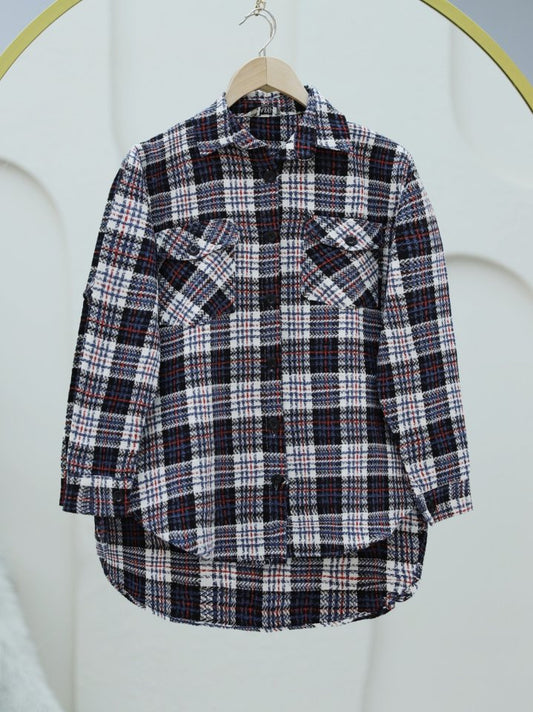 Kapaklı Cepli Tüvit Gömlek   -Laci