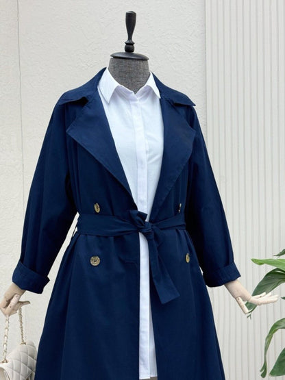 Bolero Detaylı Kemerli Araboy Trençkot -Laci