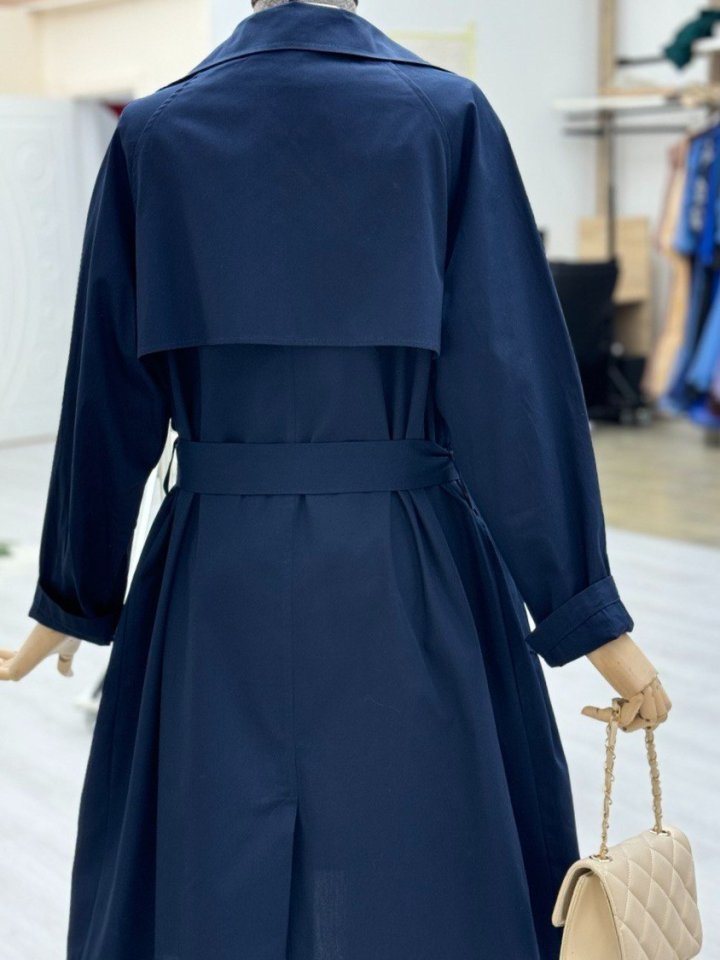 Bolero Detaylı Kemerli Araboy Trençkot -Laci