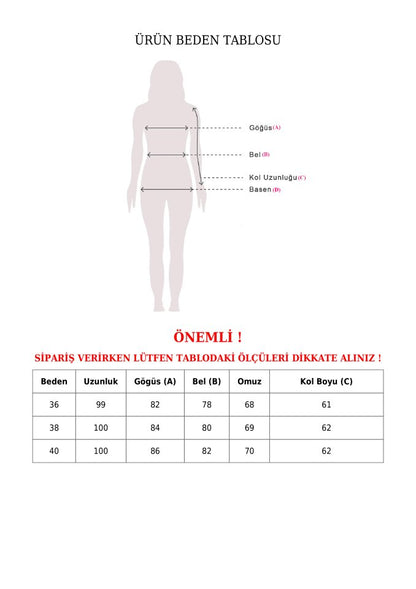 Kare Yaka Kolyeli Midi Boy Elbise -Vizon