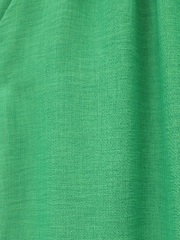 Beli Lastikli Çift Cepli Salaş Pantolon -Yeşil