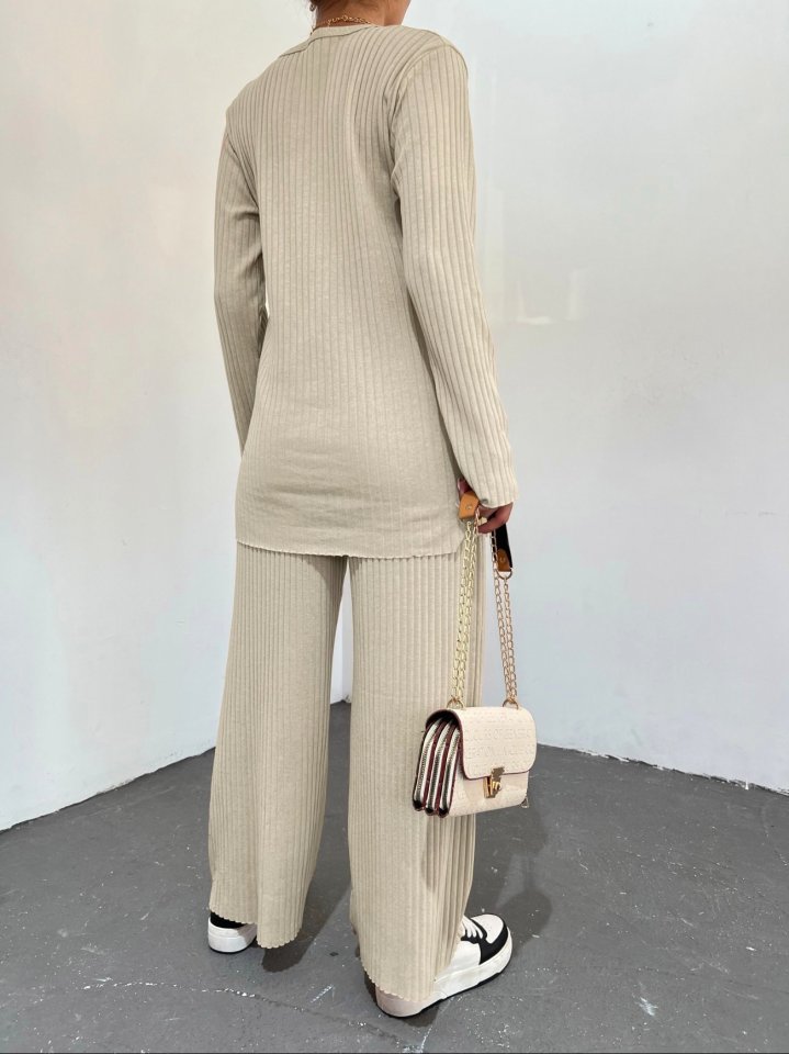 Bisiklet Yaka Kaşkorse Takım      -Taş