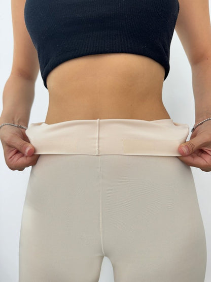 Lazer Kesim  Paçalı Korse -Krem