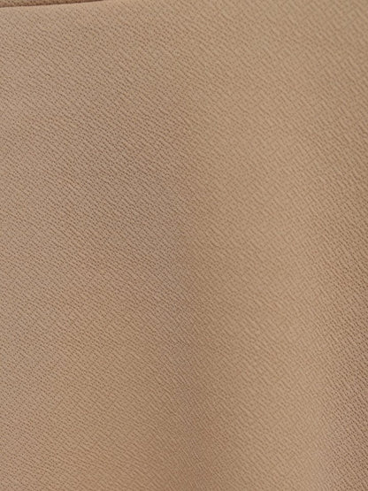 İthal Likralı Krep Kumaş Kiloş Çan Etek -Vizon