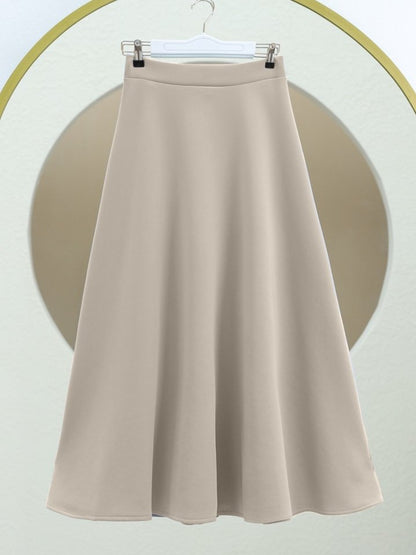 Bol Kiloş Sukuba Puf Etek     -Bej