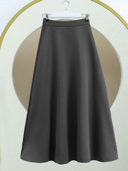 Bol Kiloş Sukuba Puf Etek     -Füme