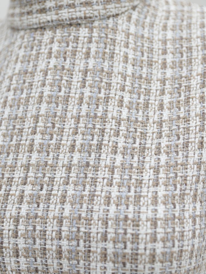 Kolları Fırfırlı Kemerli Tuvit Jile  -Vizon