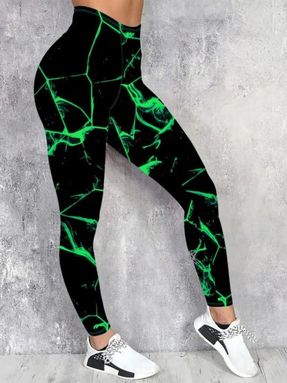 Kadın Yüksek Bel Renk Detaylı Dalgıç Tayt