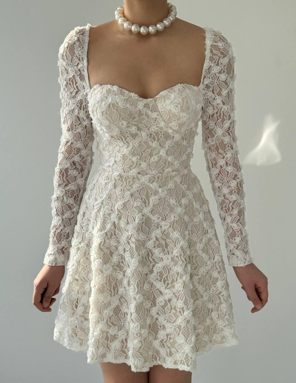 Fers Çiçek Detay Elbise