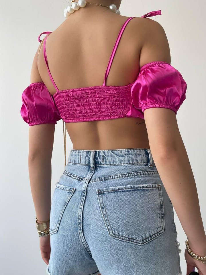 Kelsey Saten Büstiyer