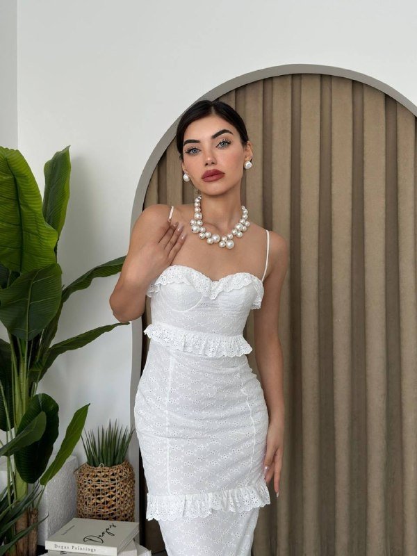 Lere Ip Askılı Elbise