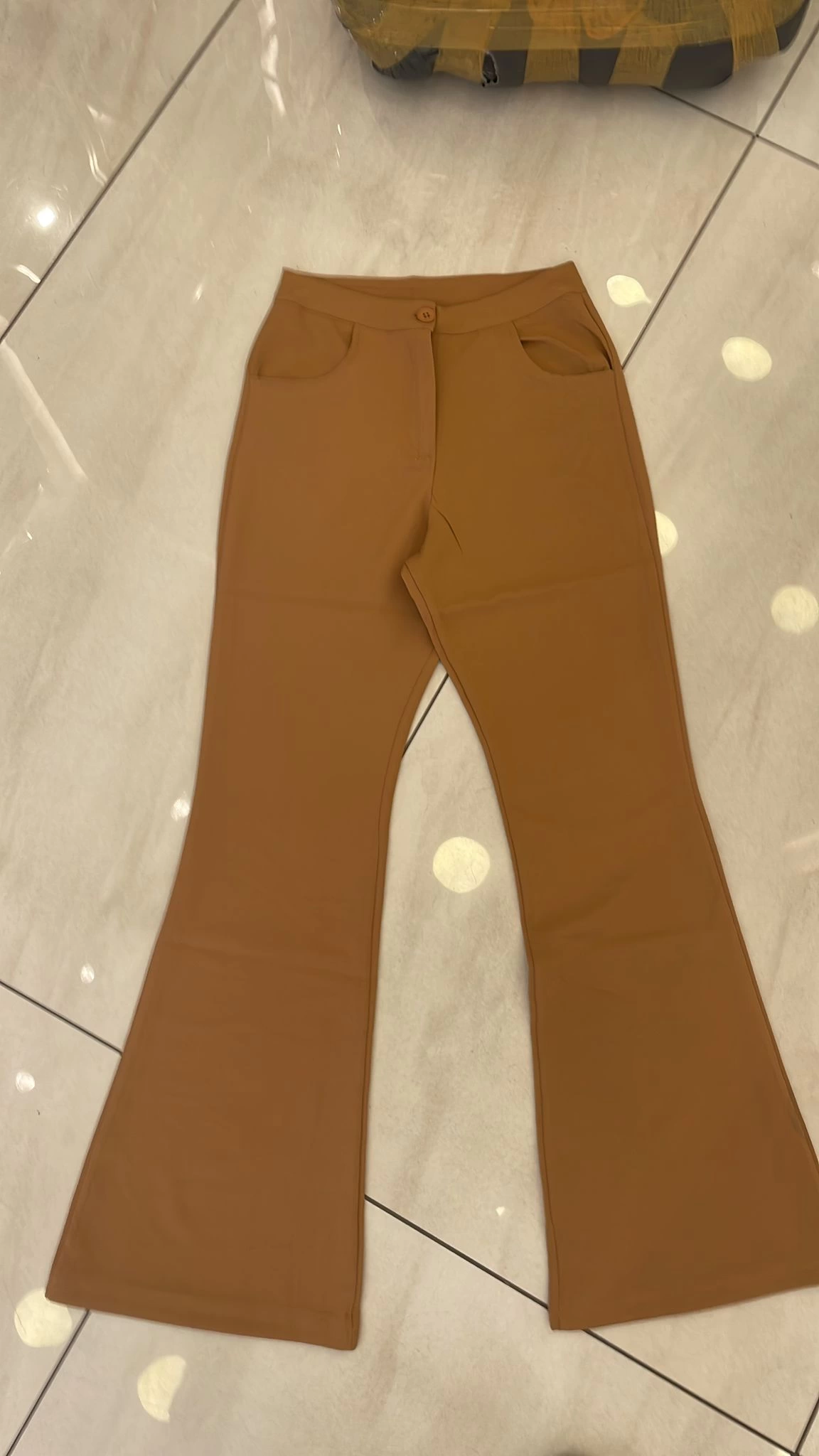 Atlas palazzo pantolon kamel