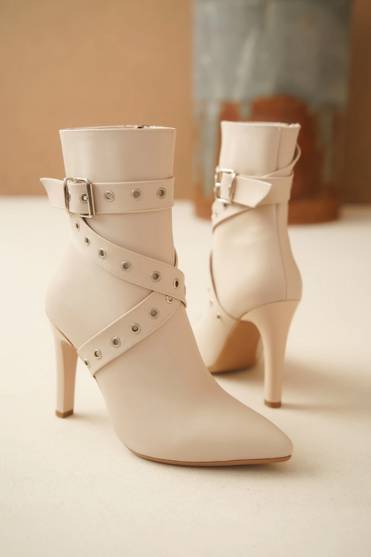 Atye Bej Rugan Topuklu Bot