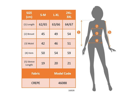 Kadın Kısa Kollu Kare Lazer Yakalı Janjan Krep Bluz