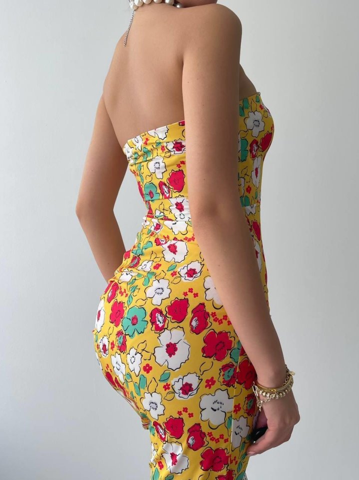 Emelıe Straplez Elbise