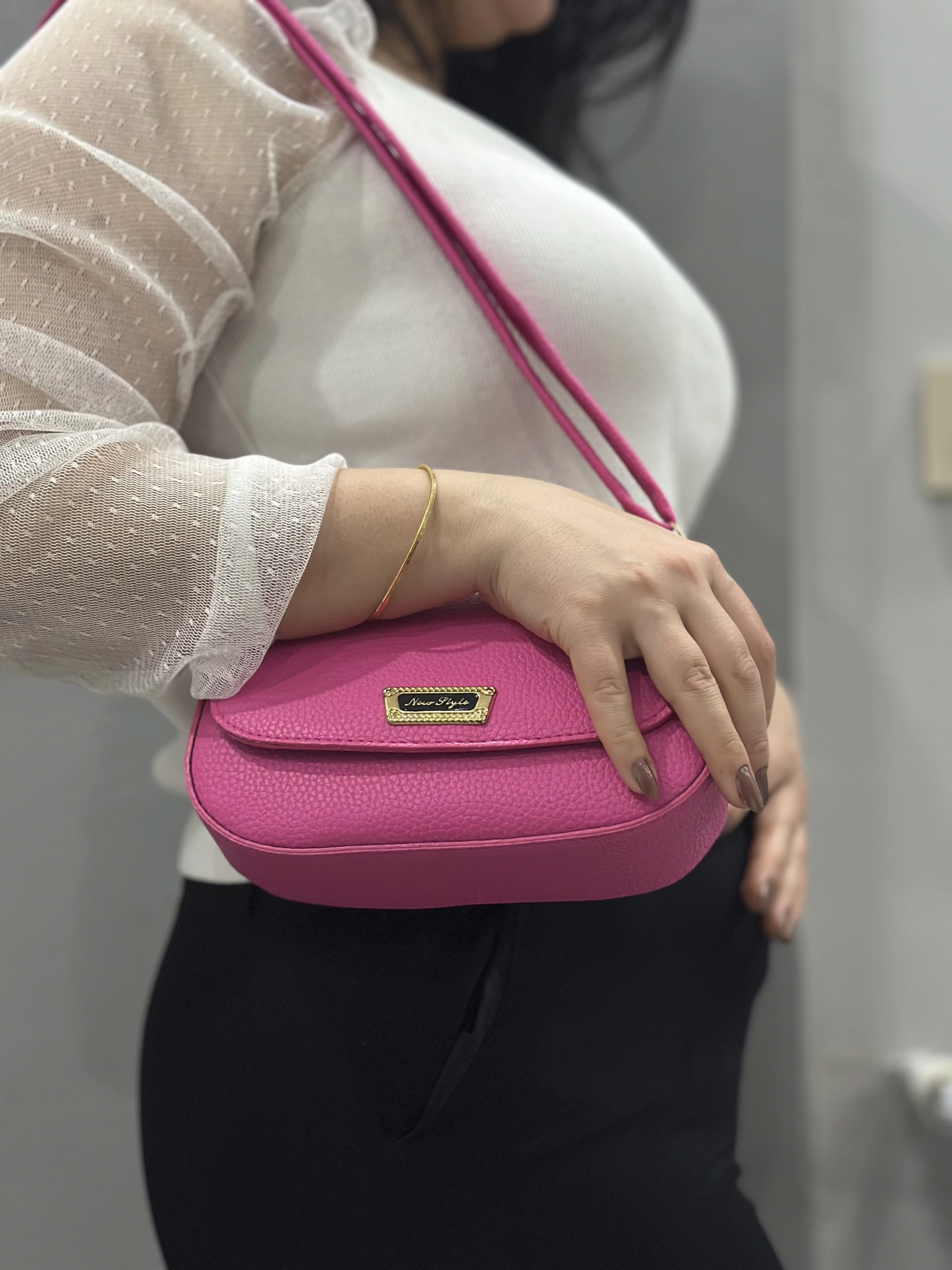 Pembe cilt jessi çanta