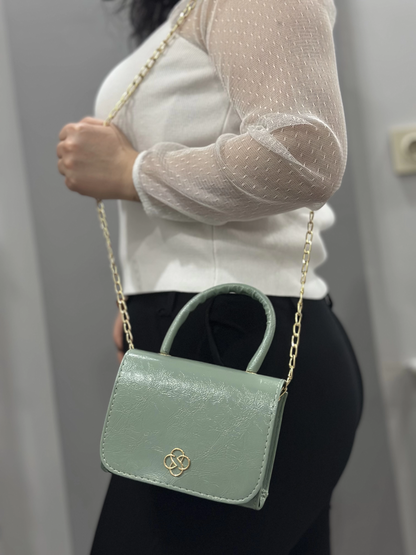Mint cilt krash çanta