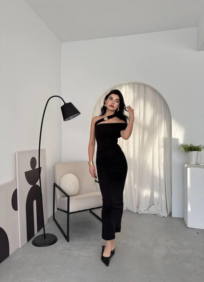 Reta Çapraz Omuz Elbise