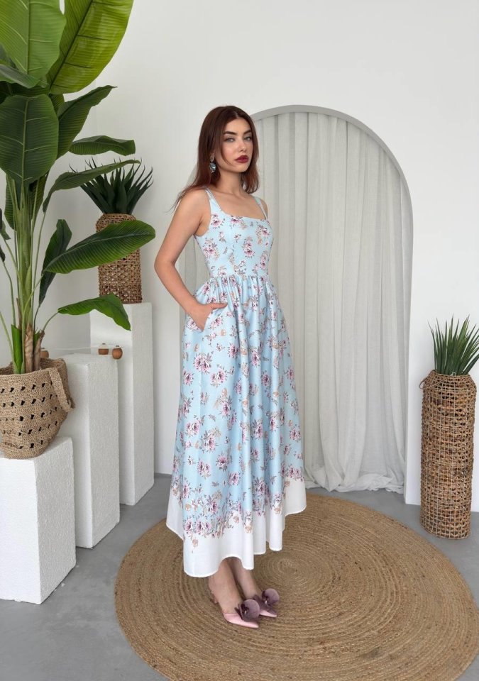 Yoa Cep Detaylı Elbise