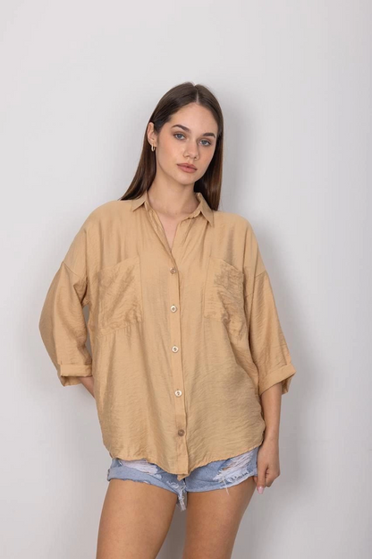 Cepli salaş gömlek t1010