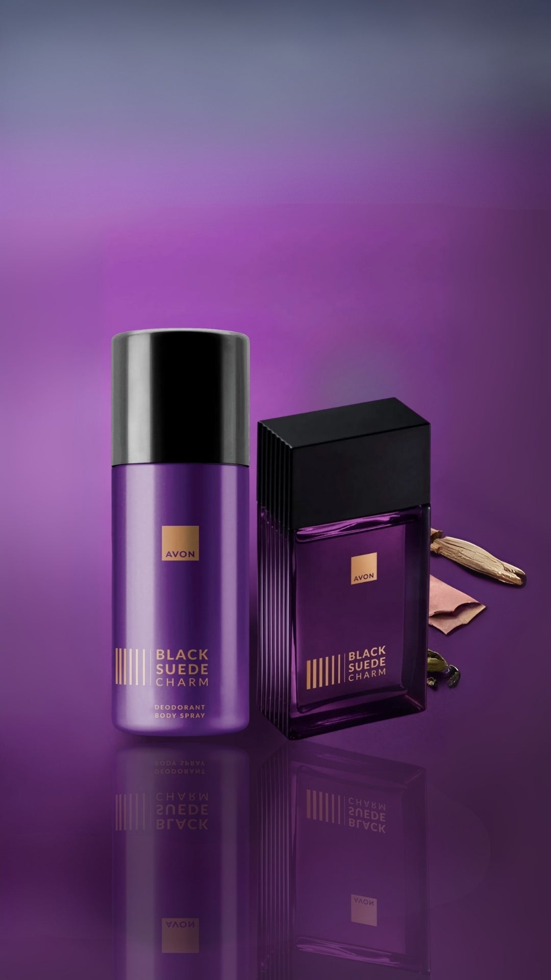 Black Suede Charm Erkek Parfüm ve Vücut Spreyi Seti