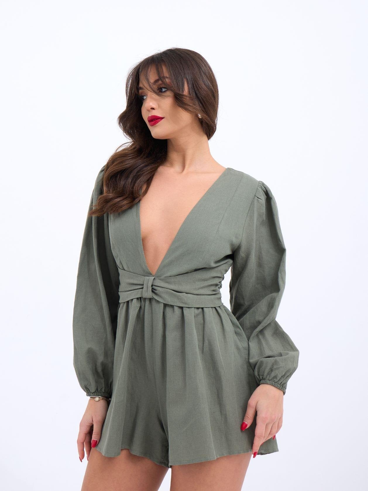 6528 TULUM ELBİSE-HAKİ